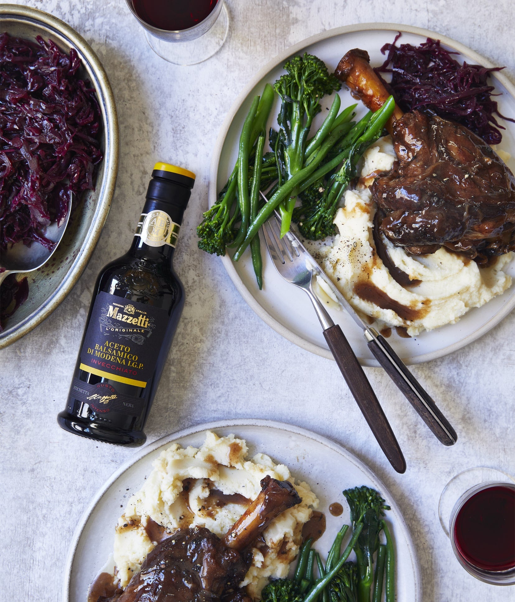 Stinco di agnello arrosto all'Aceto Balsamico