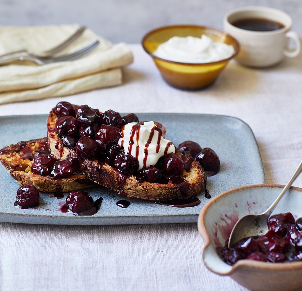 French Toast alle Ciliegie con Aceto Balsamico di Modena
