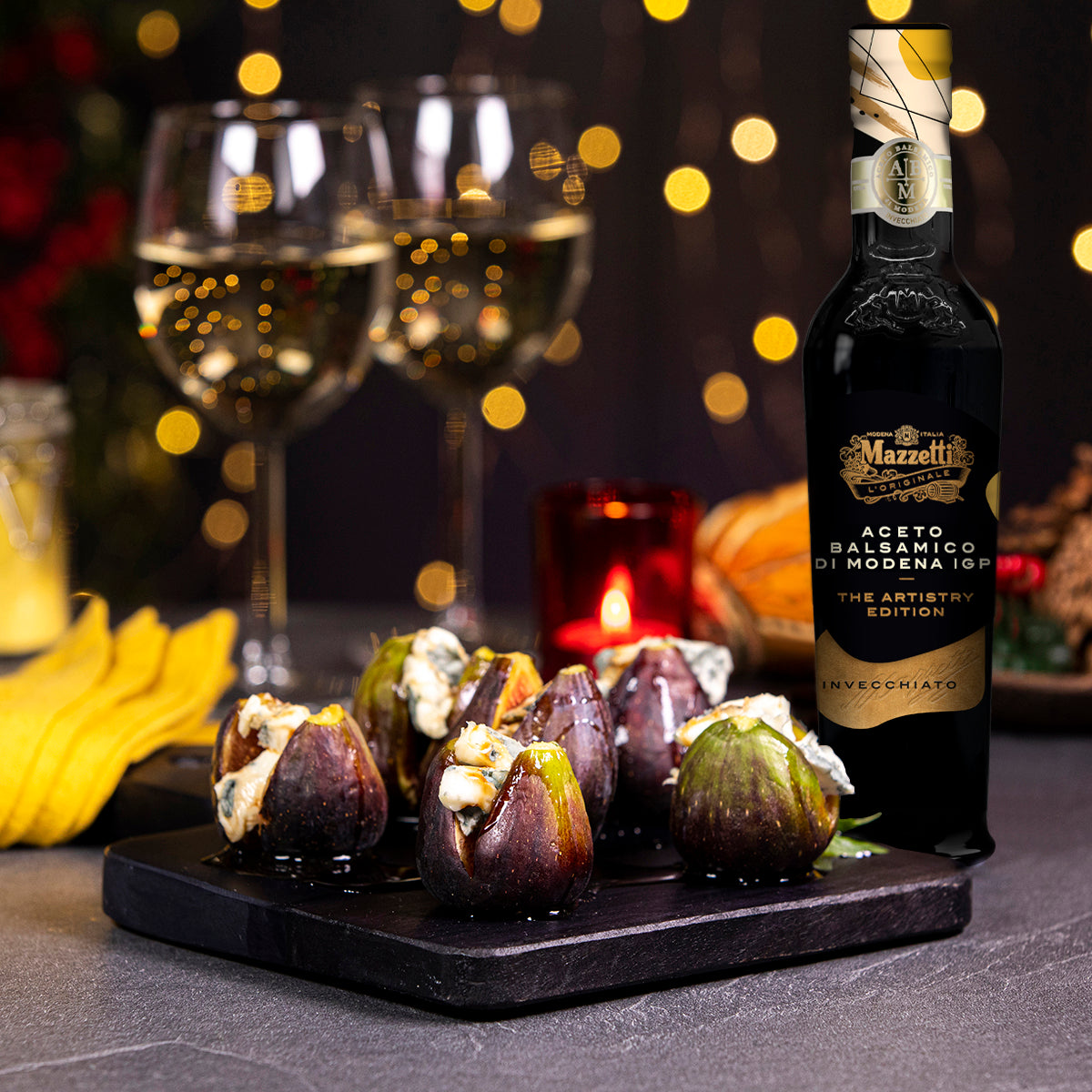 Fichi al Gorgonzola con Miele e Aceto Balsamico di Modena